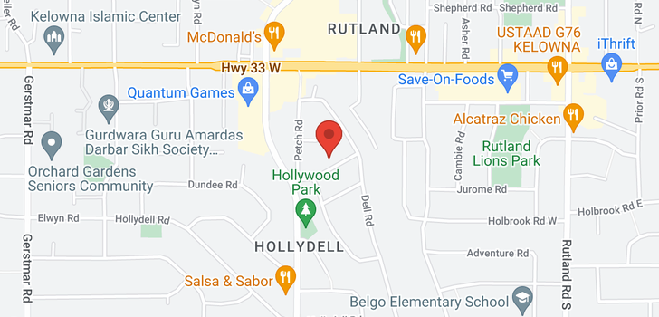 map of 550 Argyll Road